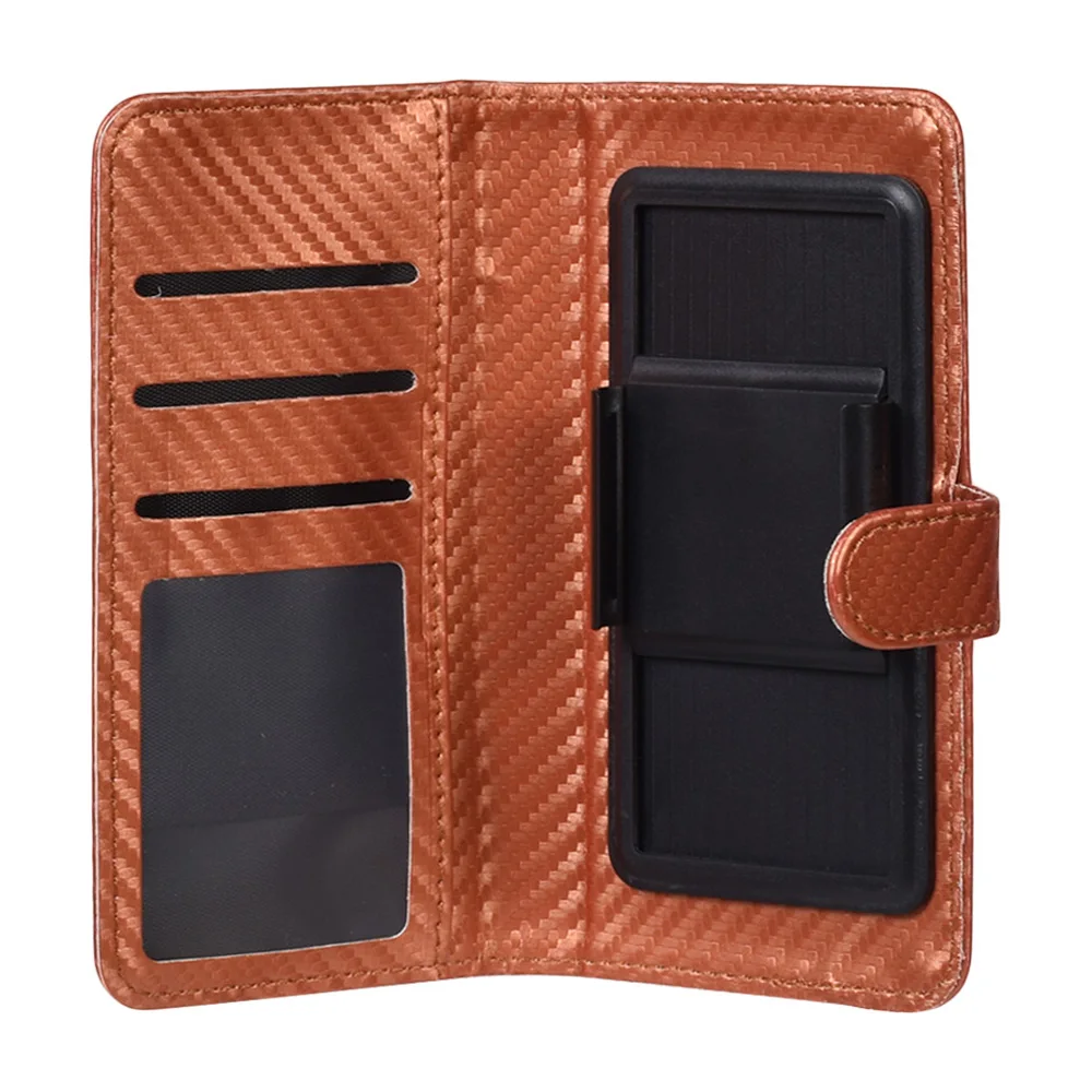 Phone Case For Realme X2 Pro Carbon Fiber Universal PU Leather Case Flip Book Phone case Cover