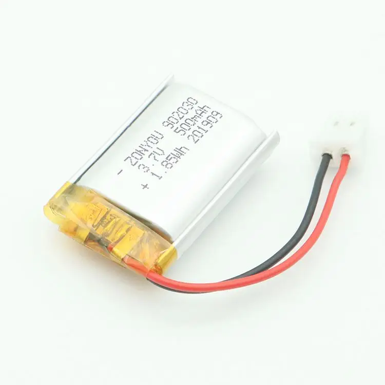 
Best Price Small Rechargeable Li Po Battery 3.7V 500mAh 902030 Lipo For Drone Camera 