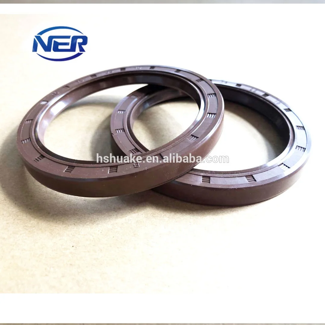 factory made TC 430*480*25 mm high temperature FKM Brown Thread double lip Rotary oil seal