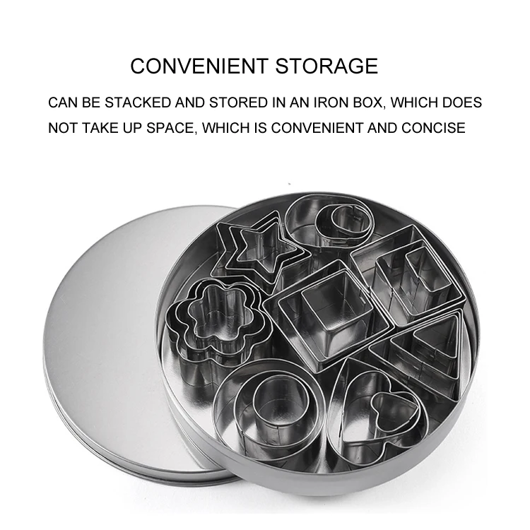 Bakeware Cookie Tools Custom Stainless Steel Pie Pizza Cookie Cutter Round