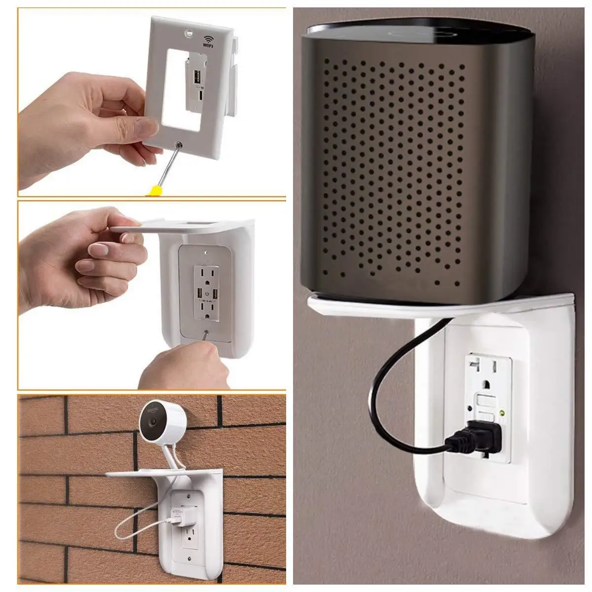 Buy Wall Socket Usb With Shelf,Wall Outlet Extender,Wall Outlet Extender With Usb