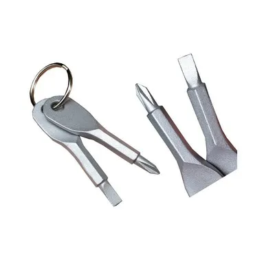 Mini portable Keychain Phillips screwdriver and slotted screwdriver small and exquisite