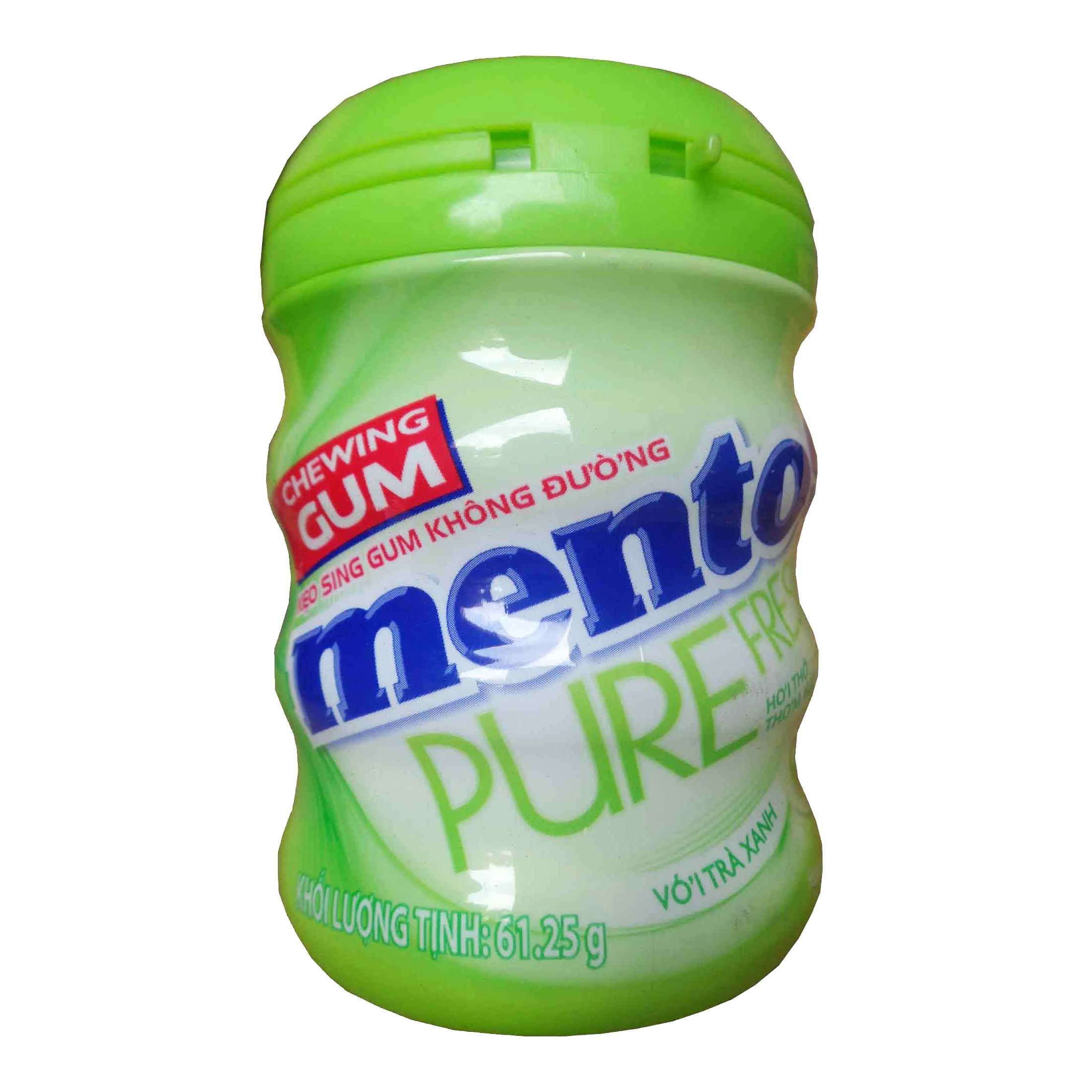 MENT0S CHEWING GUM PURE FRESH LIME TUB 61.25G