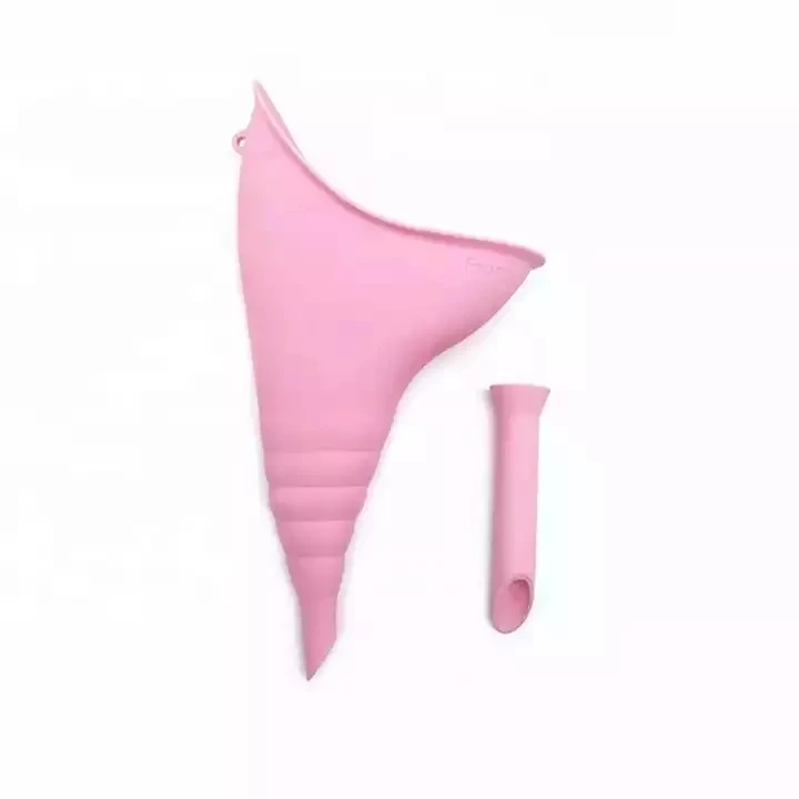 Reusable Silicone Female Urinal, Portable Urinal Allows Women to Pee Standing Up