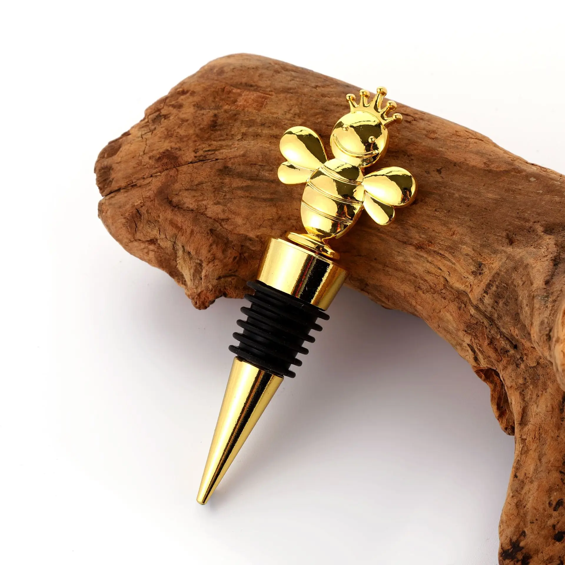 Custom logo bar accessories mini cocktail champagne stopper red wine bottle stoppers with box wholesale