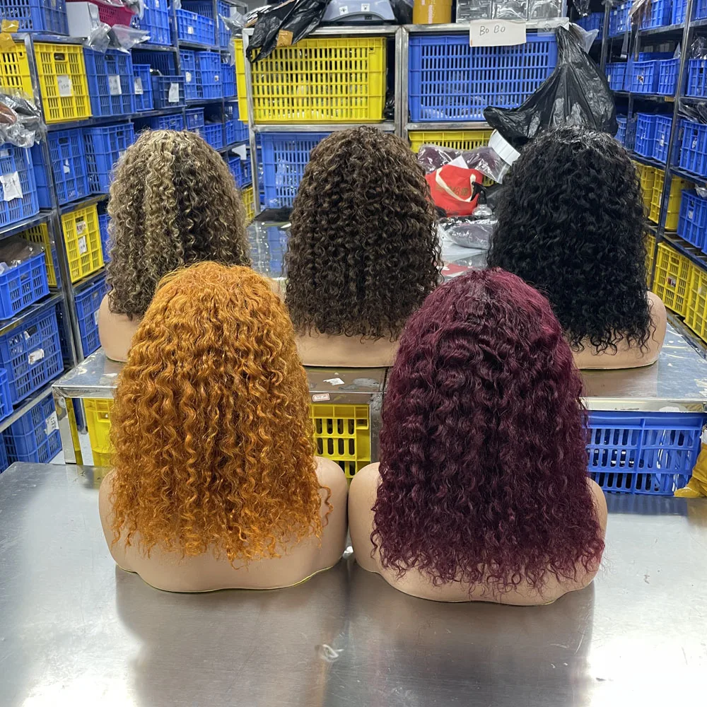 Short Bob Wigs 13x4 Lace Front Wig For Women 10 12 14 16 lnchTransparent Lace Frontal Wigs Pre Plucked Natural Looking 150%