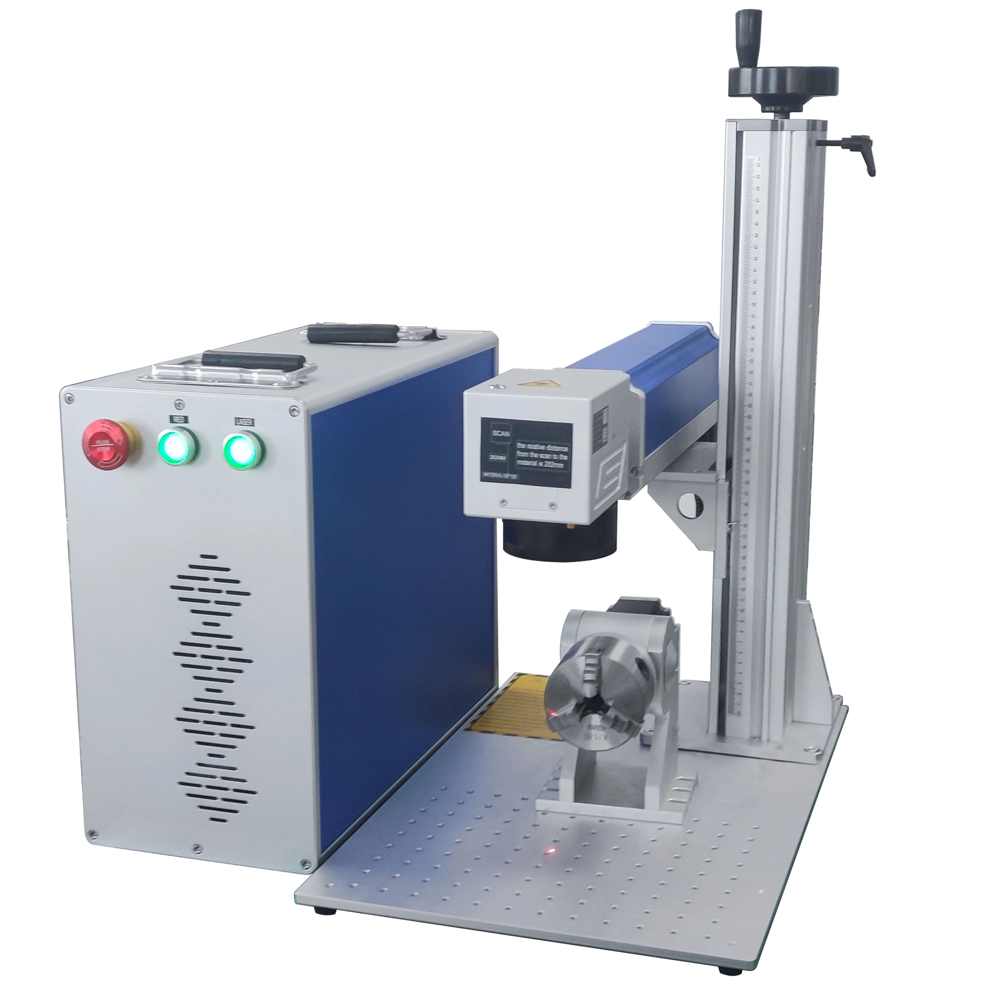 Desk split model mini fiber laser marking machine for DIY