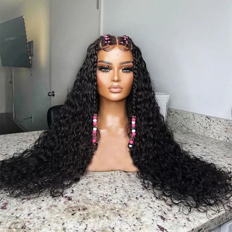 Glueless 40 Inch HD Lace Front Wig,HD Transparent Natural Human Hair Wigs,Brazilian HD 13X6 Lace Frontal Wigs For Black Women