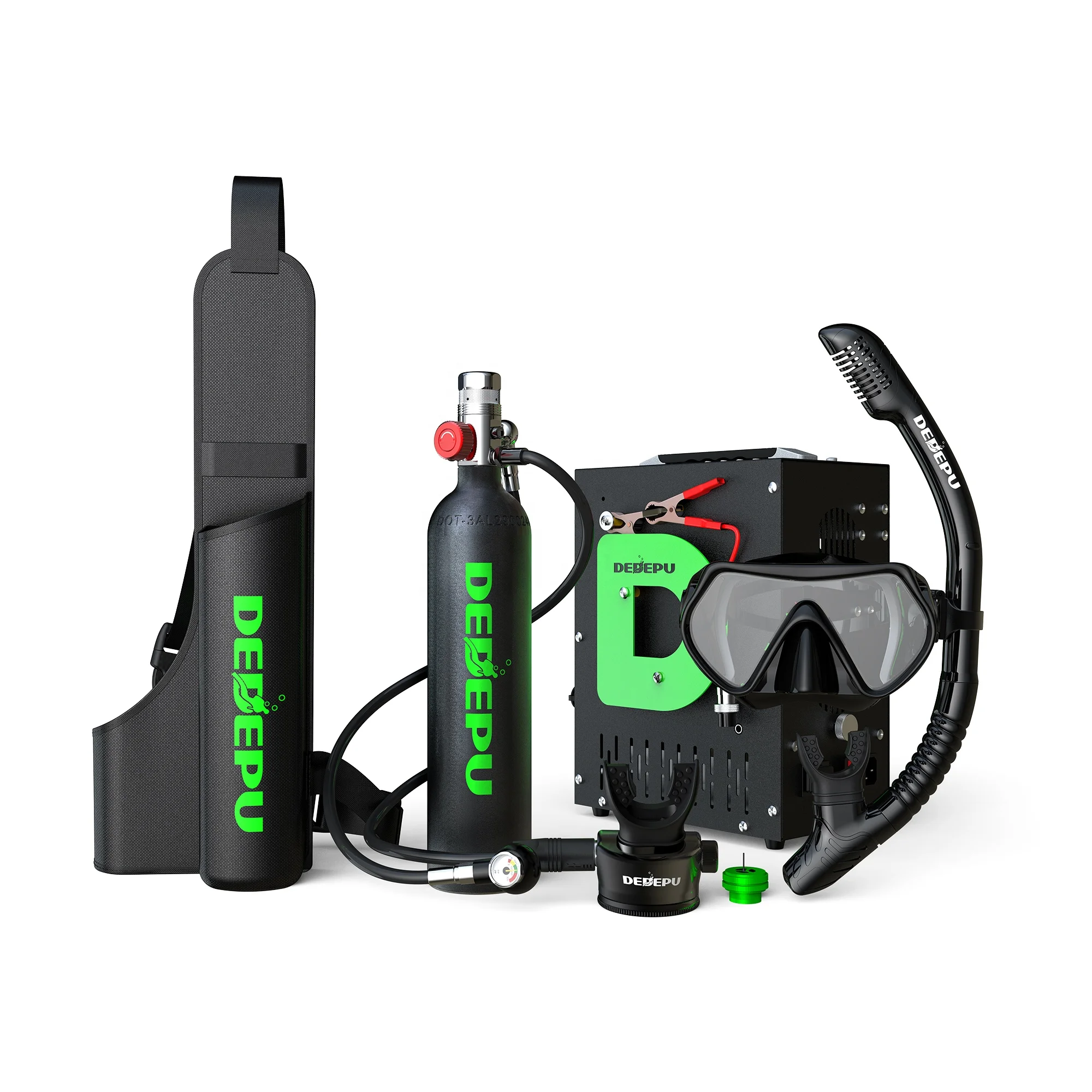 Summer Mini Scuba Diving Tank 1L Air Pump Lung Tank with High Pressure Oxygen Water Capacity