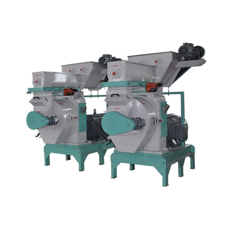 Horizontal ring die sawdust pellet machine kapok seed hull pellet machine