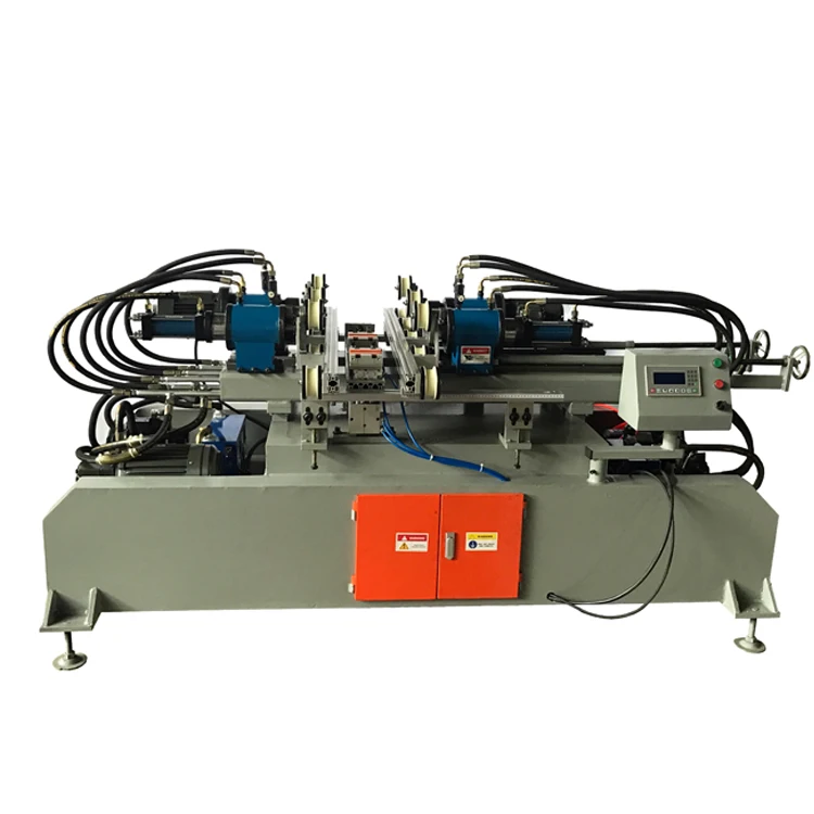 Two stations Full automatic aluminium alloy ladder expanding and riveting machine