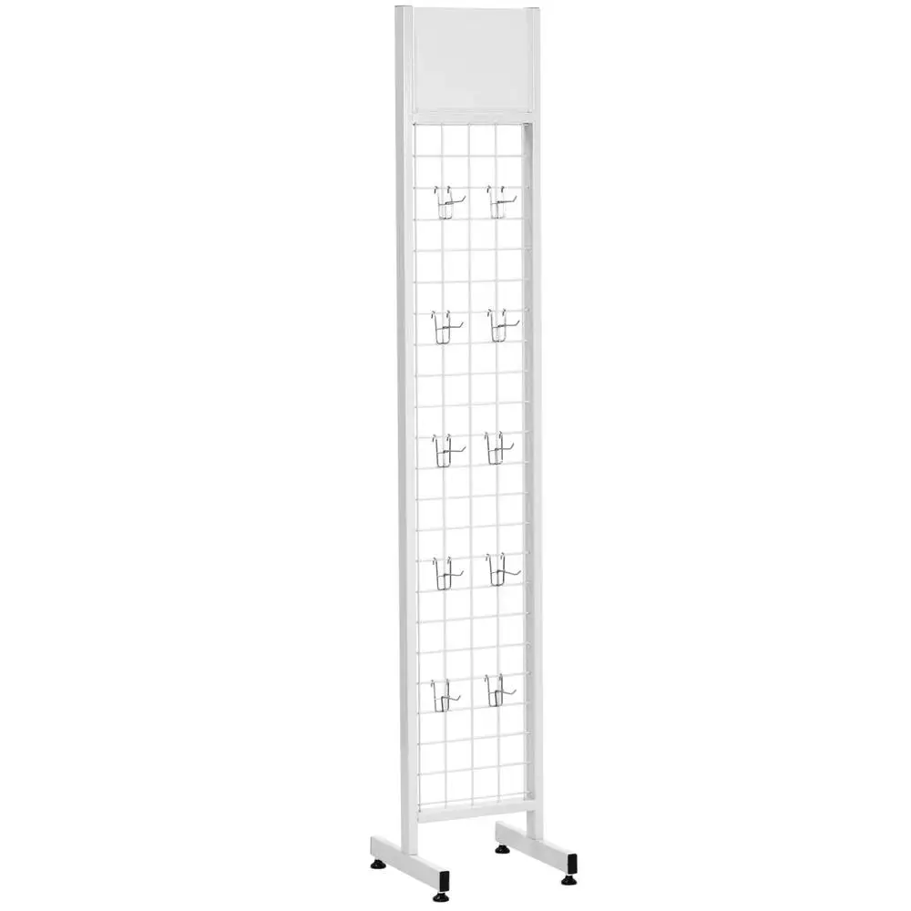 RUIMEI INTELLIGENT Metal Wire Supermarket Shelf Supermarket Display Rack With Hook