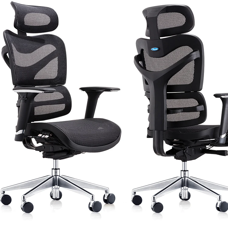 Hot Selling Full Mesh Seat Office chair Ergonomic with Adjustable Lumbar Support