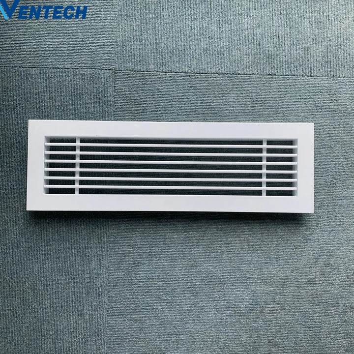 Высококачественная алюминиевая Съемная линейная решетка вентиляции Ventech с порошковым покрытием