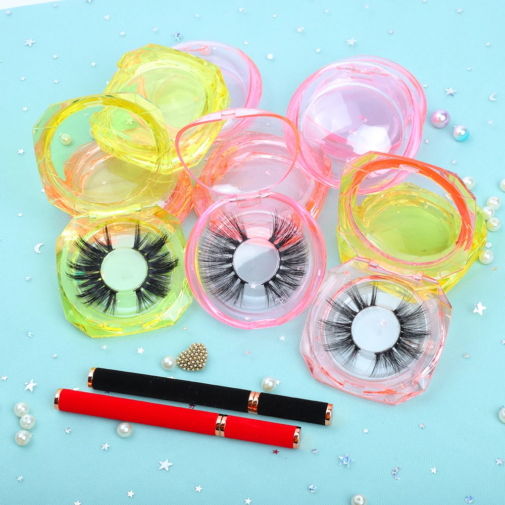 Customized Box Private Label Factory Price Silk Eyelash Production Vegan 3d Silk Eyelashes