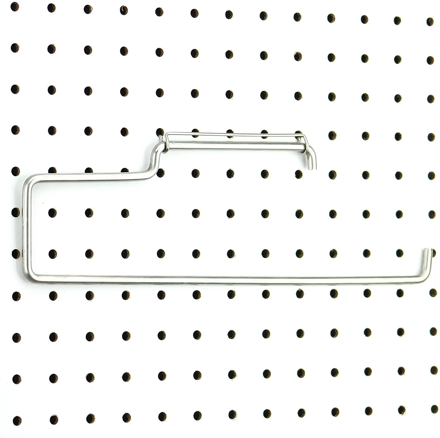 Pegboard держатель для бумажных полотенец из нержавеющей стали-Крючки любой колышек доска-Pegboard Организация