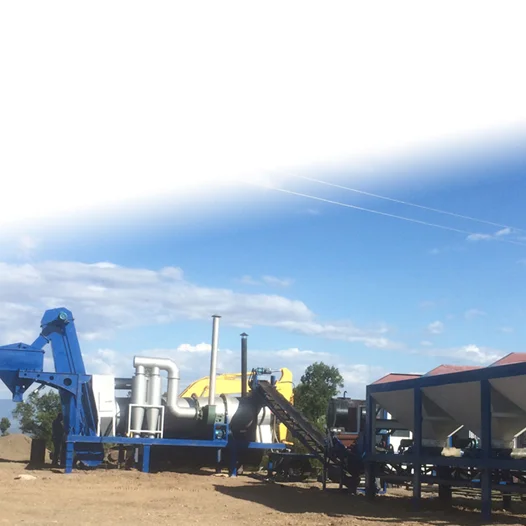 Миниатюрная Асфальтовая барабанная смесительная установка китайского асфальтового завода под заказ