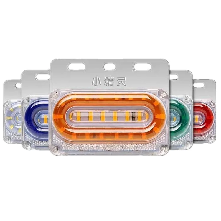 12v 24v trailer side marker lighting truck van led colorful driving light truck side light lamp