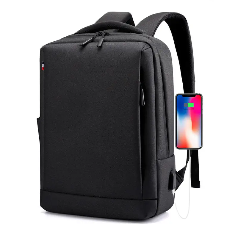 Custom oem waterproof Nylon 15.6 inch Computer men business college bag Slim travel mochilas laptop backpacks with usb