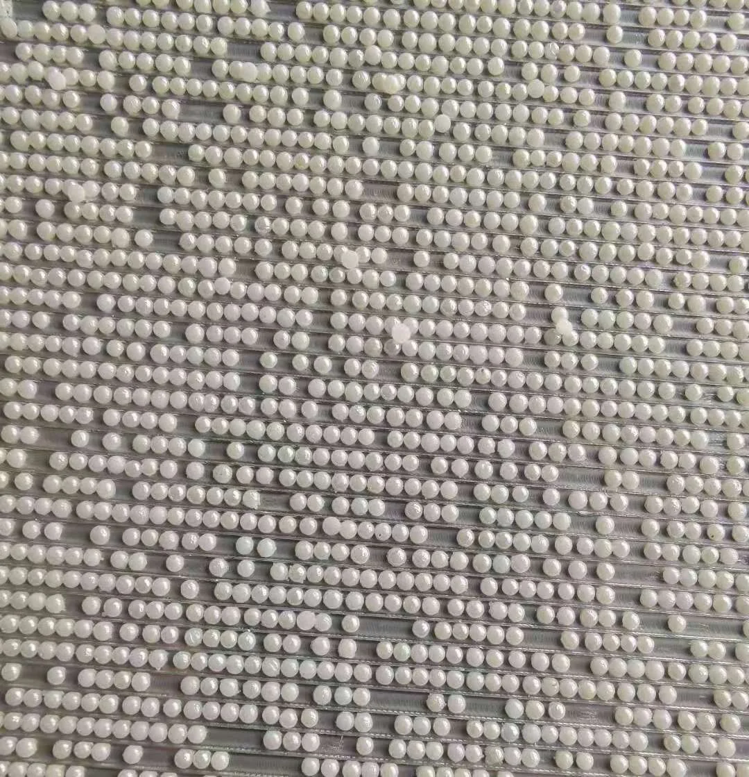 Wholesale flat Back glass ceramic  beads fitting