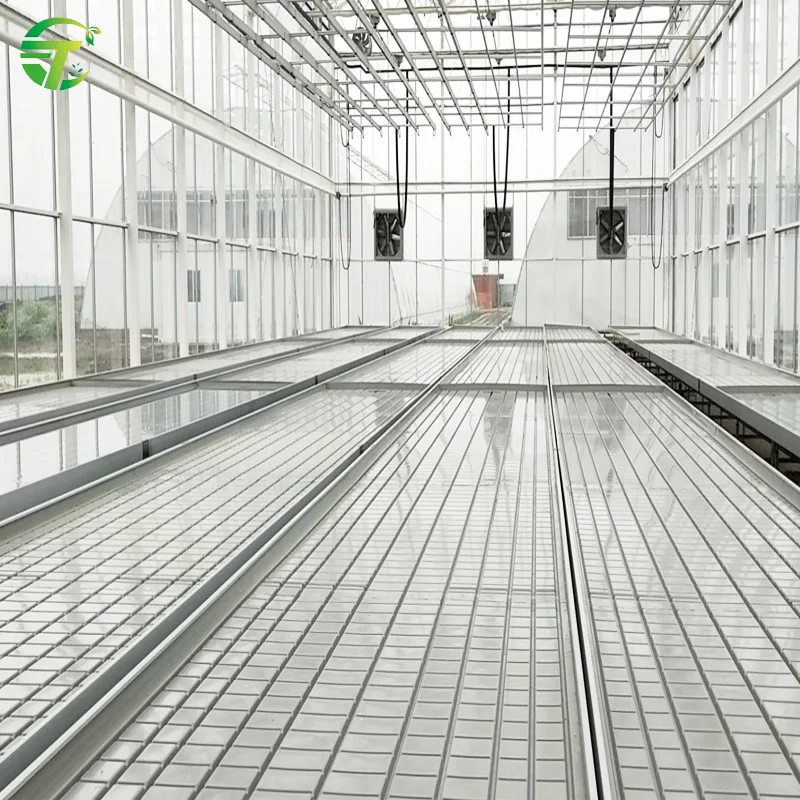 hydroponic flood table system flood table and drain tray