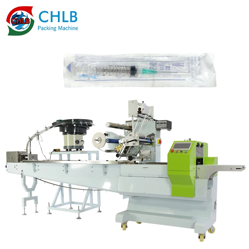CB-300SZ CE quality full automatic disposable syringe packing machine