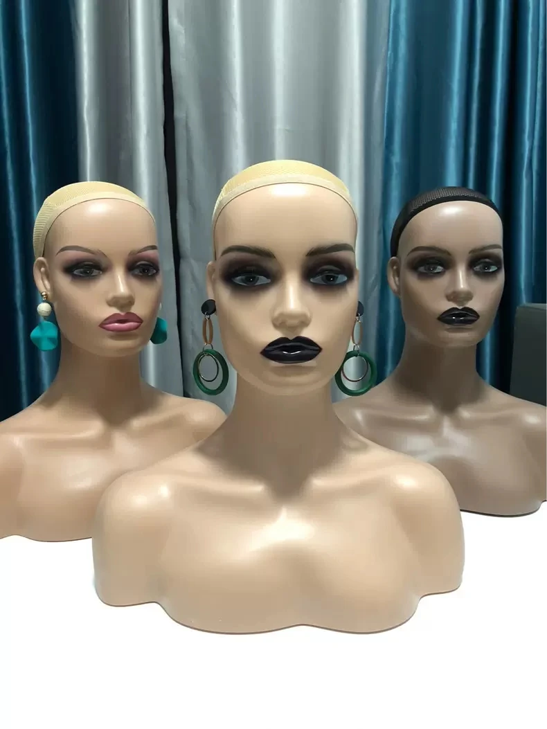 Featureless Mannequin Head For Wig Display Stand And Hairpieces