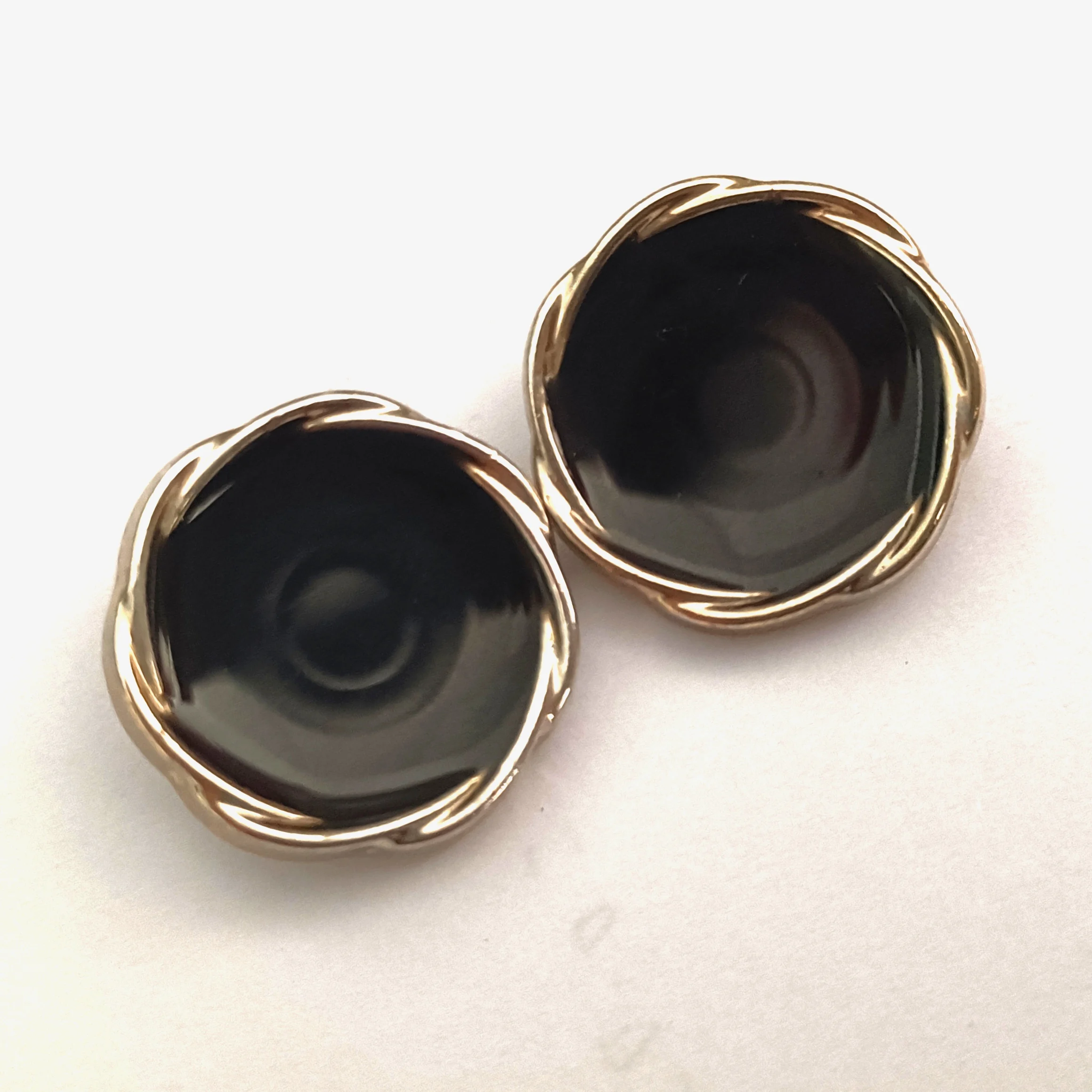 Factory Custom  Exopy Coat Shirt Metal Sewing Button  Hand stitched button For Garment