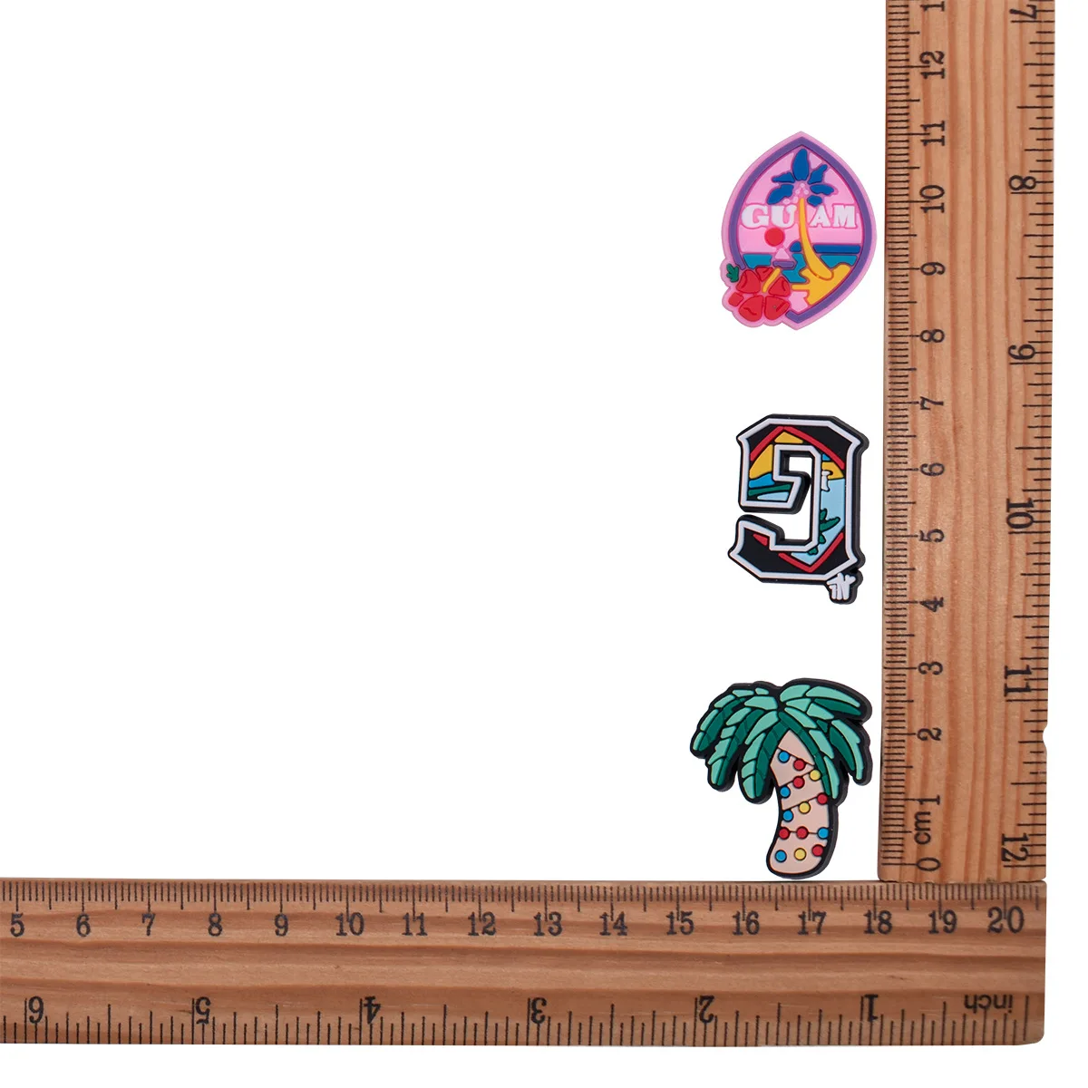 2023 new guam island hawaii beach shoe charms summer theme  shoes decorations accessories charms for kid gift