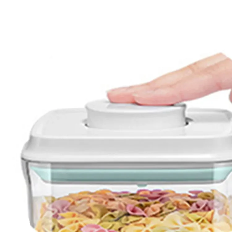 China Manufacturer Food-grade Pp AS Plastic Bpa Free Airtight Dry Cereal Food Storage Container Canister With Lid