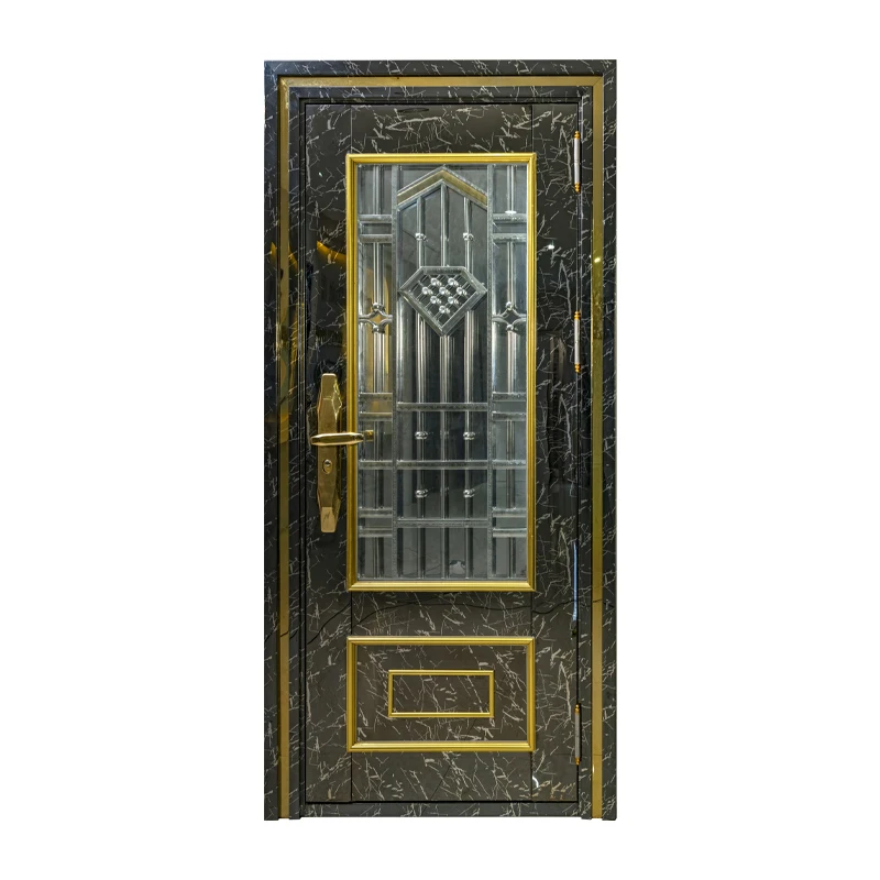 high quality European stainless security  steel 304 door luxury main entry door design