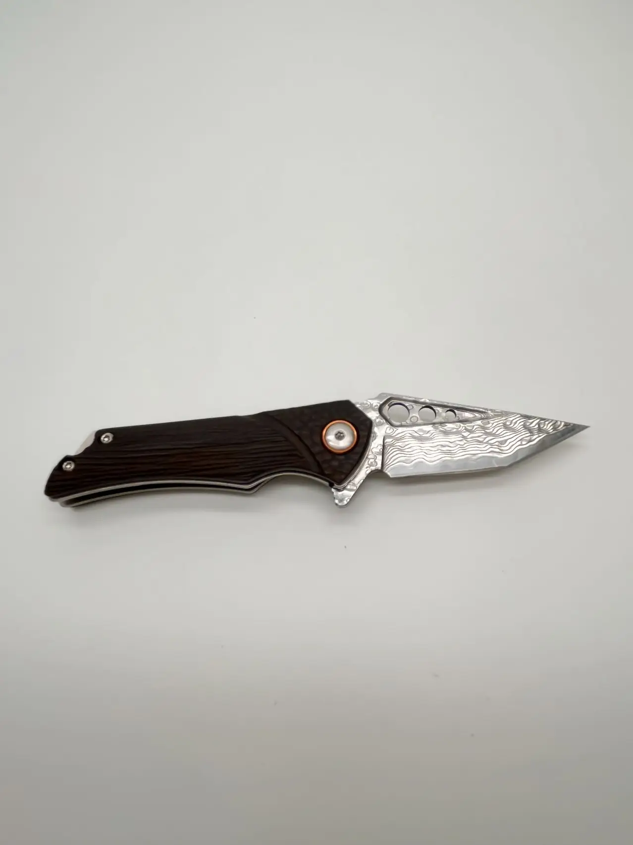 damascus steel pocket knife