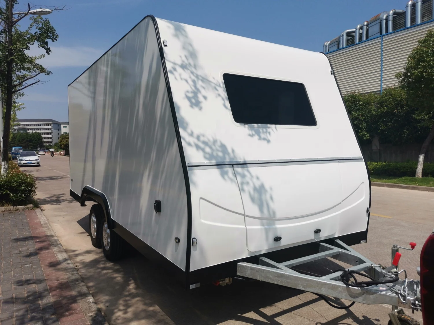 Aluminum rv toy hauler and travel trailer toy hauler