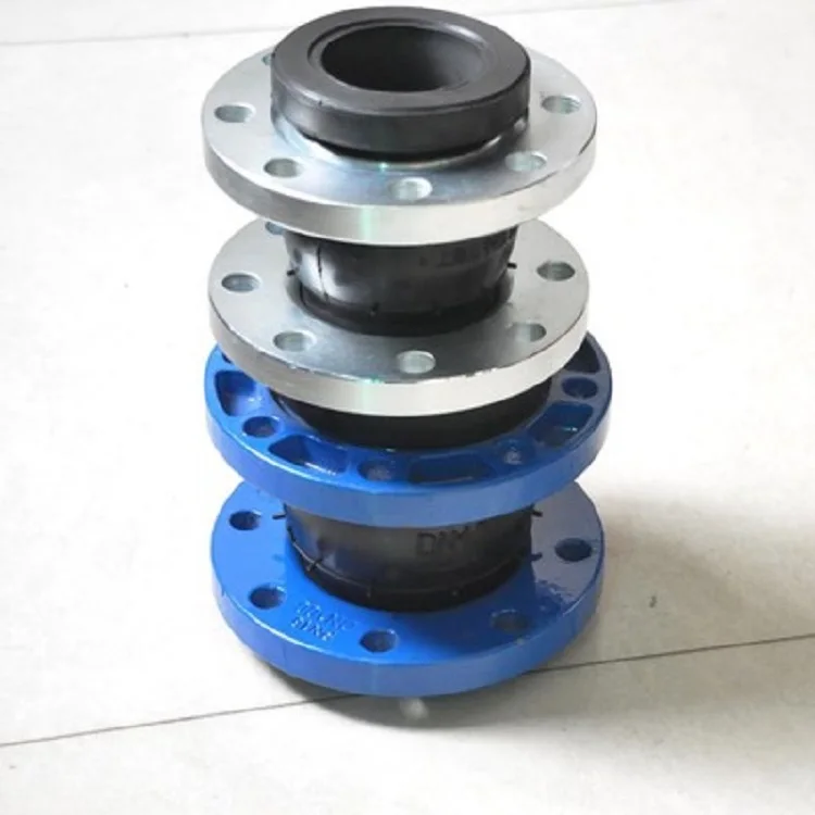 pvc pipe fittings filler threaded universal floating flange double ball rubber joint