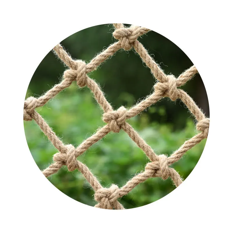 Hemp net jute material retro decoration ceiling outdoor climbing net rope stair protective net