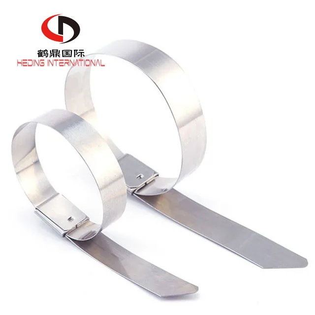 HDBGZD 7.9*150MM-7.9*1500MM304Stainless steel /marine self-locking/metal/ label/cable/bridge tie