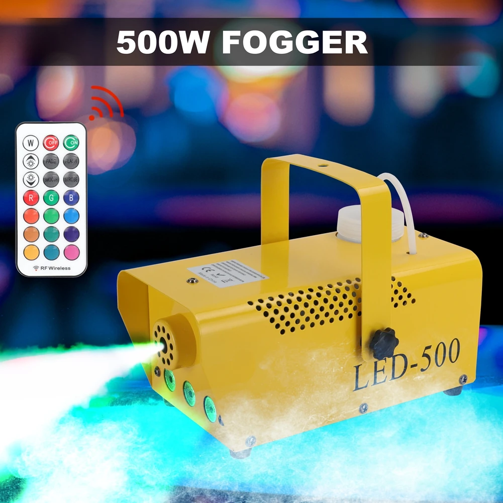 Factory Price 500w Remote Control Smoke Machine Prices Fog Machine Stage Light For Wediing Party