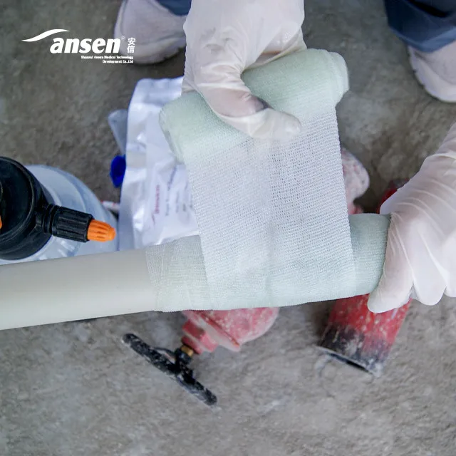 Wholesale Polyurethane Resin Fibreglass Mesh Wrap Epoxy Putty Pipe Repair Bandage Applied on Crack Leaking Pipes