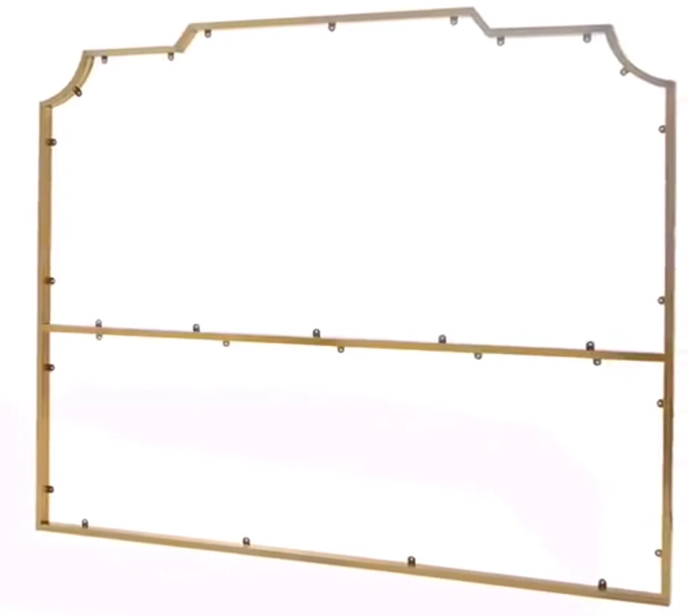 Luxurious Unique metal king size Stainless steel twin bed frame with wire mesh base