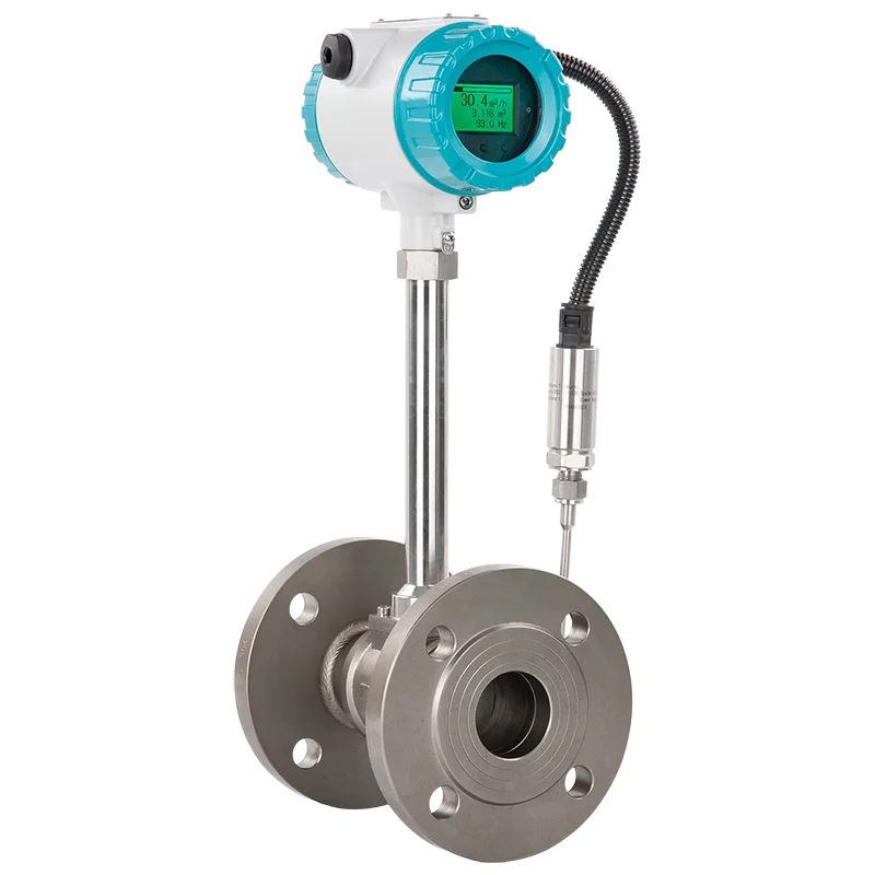 ATEX Certificated nitrogen gas flow meter co2 gas flow meter vortex flow meter
