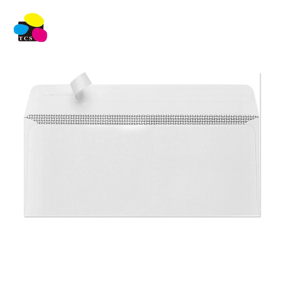 China manufacture 11x22cm 100pcs/tray Recycled 100gsm paper self seal wallet shipping envelope