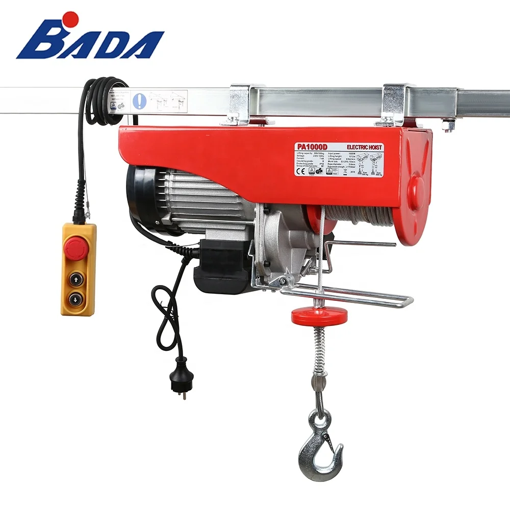 PA1000D 220/230v mini electric rope hoist for sale