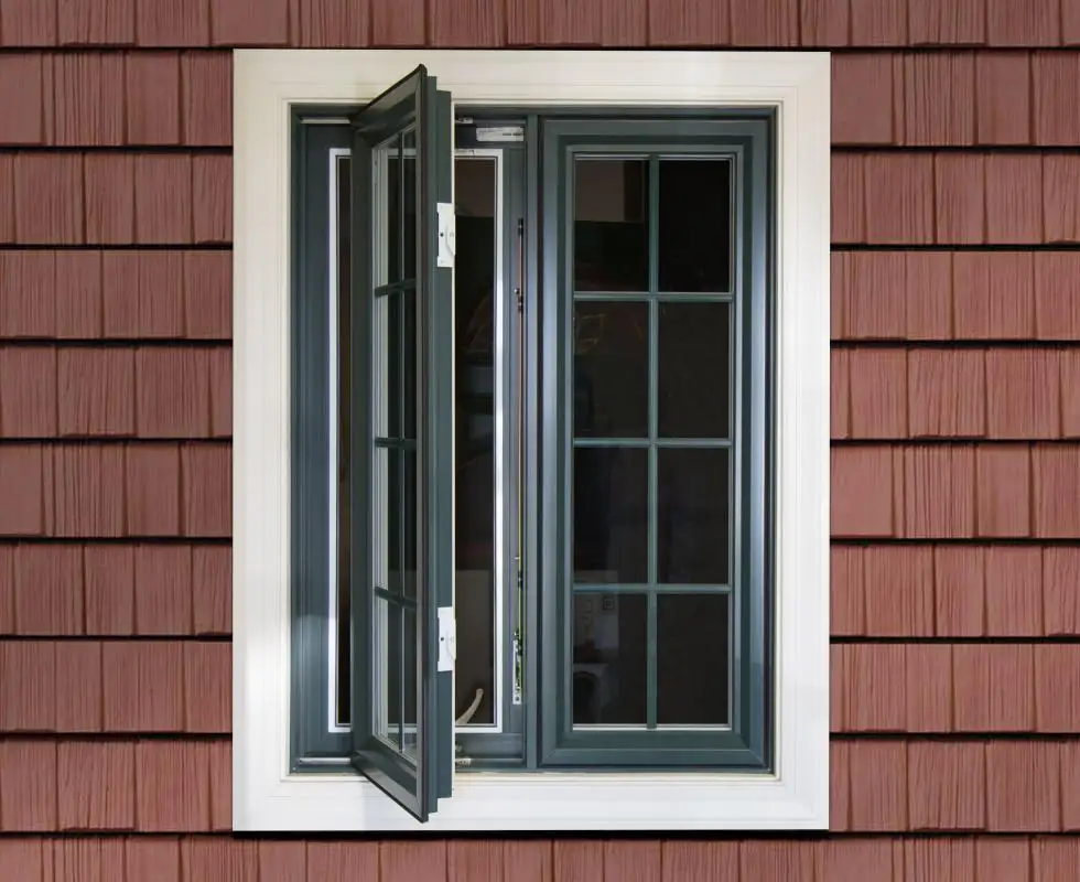 New Design High Security Thermal Break Aluminium Window Sliding Aluminum Alloy Frame Double Glass Casement Windows