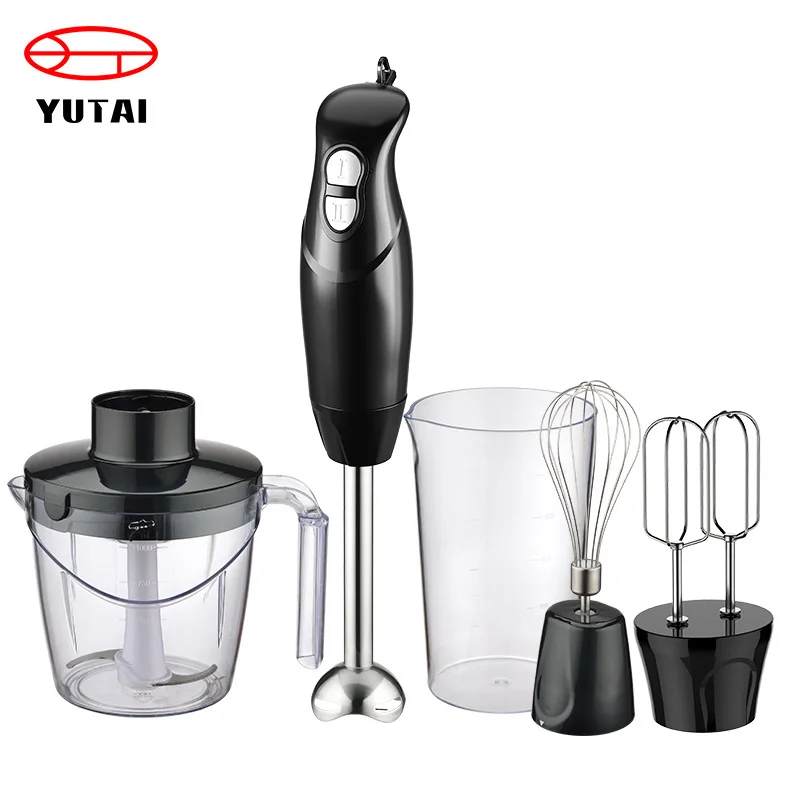 Blender Set Powerful Hand Mixer 300W Multi-Purpose Immersion Blender Stepless Speed Hand Stick Blender