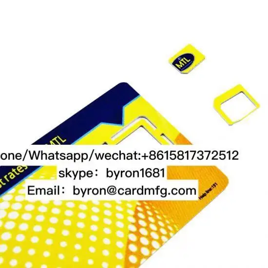 Кредитный Размер 4FF SIM-карта программируемая SIM-карта для оператора