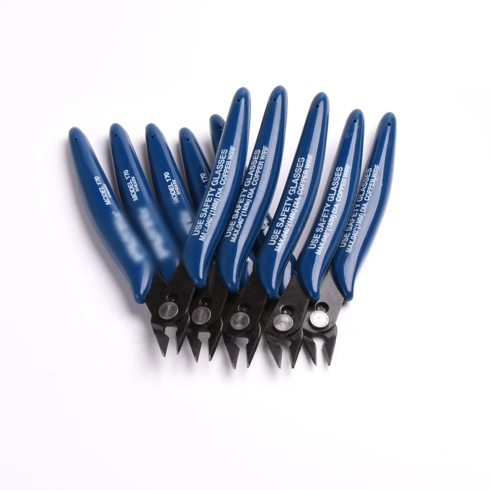 KNOKOO 10/box Wire Snips fishing welding multifunctional pliers tool set, Small Wire Cutters Precision Diagonal Cutting Pliers