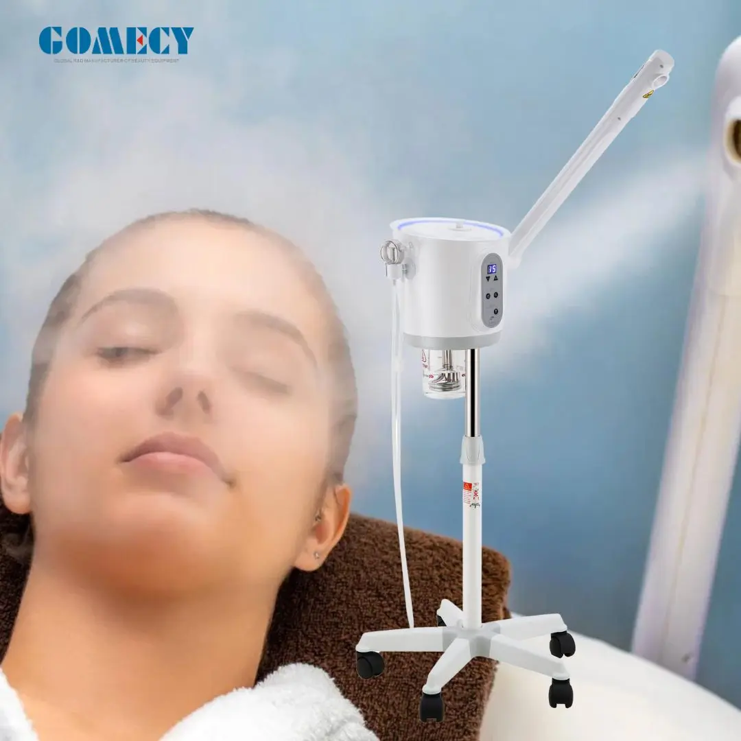 2 In 1 Vapor And Vacuum Cleansing Facial Steamer Face Steamer Skin Care Equipment for removal blackheads