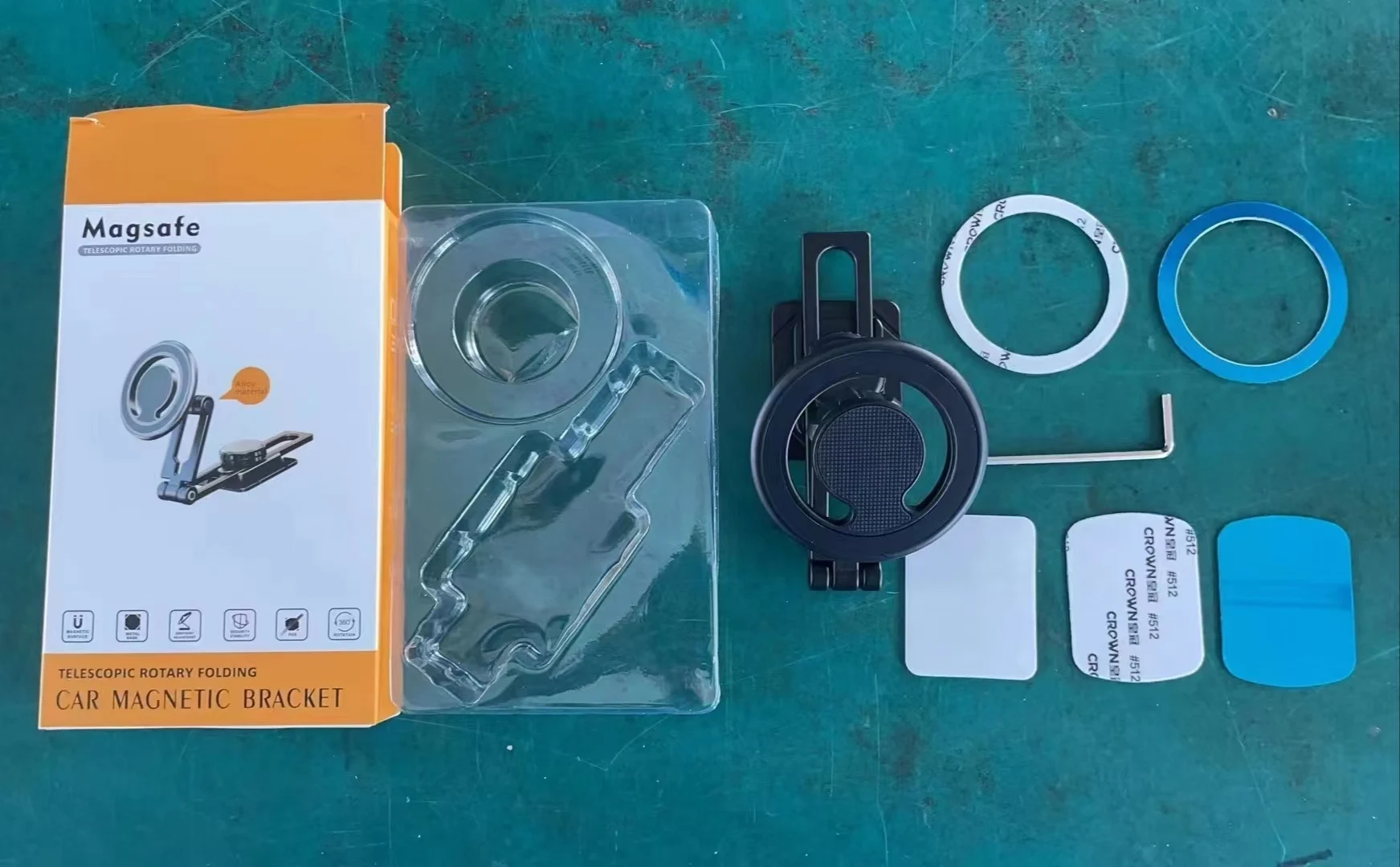 Многоугольный регулируемый держатель для мобильного телефона Magsafe Автомобильный держатель для телефона поворотный автомобильный навигационный кронштейн для автомобилей