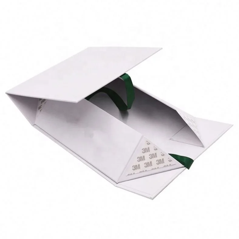 Magnetische Wein geschenk box des Luxus kunst papier kartons mit Band