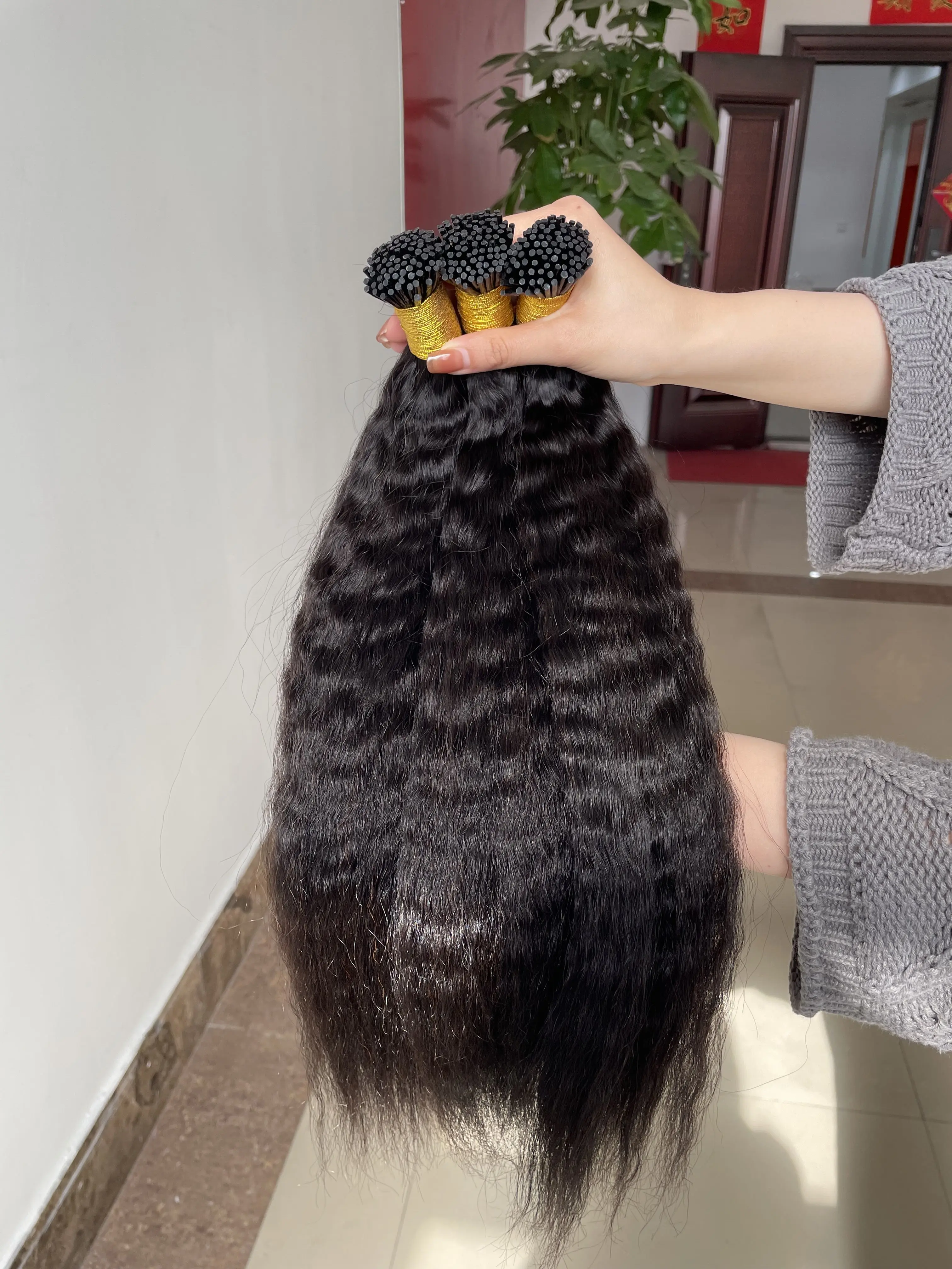 Keratin Extension Hair Remy Brazilian Itip Human Hair Vendors Unprocessed Virgin Raw Indian I Tip Hair Extensions Wholesale